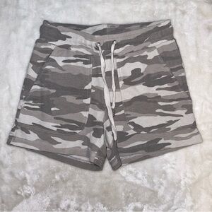 Rachel Zoe Gray Camo Waffle Short Size XS
